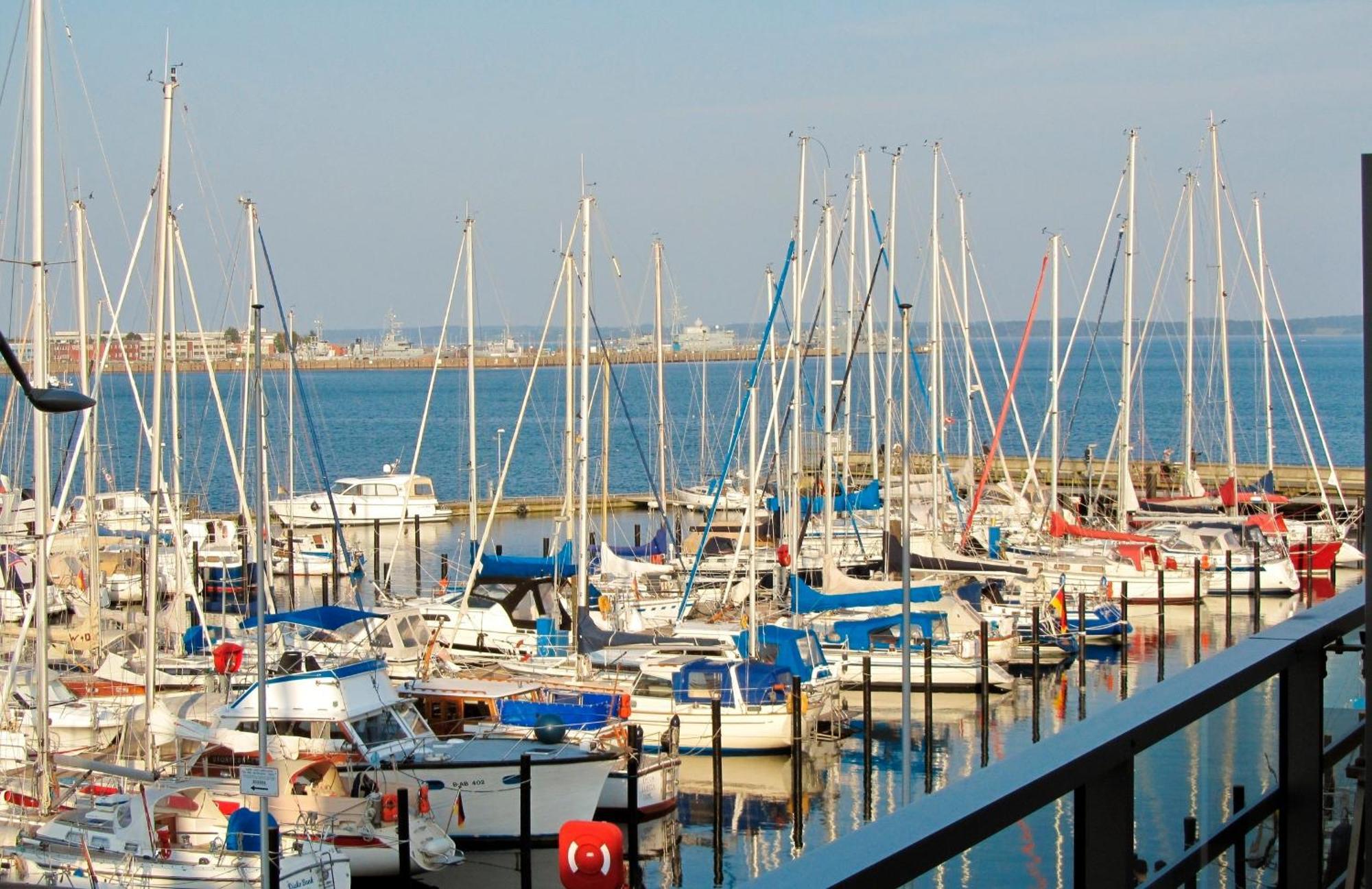 Apartment 12 - "Silbermoewe I" - Blickrichtung Yacht- Und Binnenhafenoffenes Meer Eckernfoerde Luaran gambar